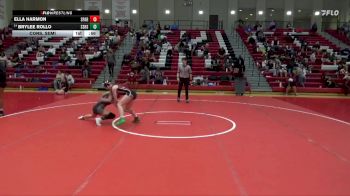 100 lbs Cons. Semi - Brylee Rollo, Smiths Station Hs vs Ella Harmon, Sparkman