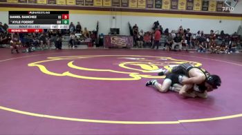 157 lbs Champ. Round 1 - Kyle Foerst, Cuesta College vs Daniel Sanchez, Chabot College