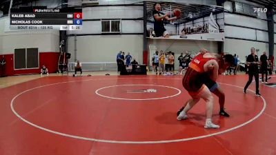 125 kg Cons. Round 3 - Kaleb Abad, Knights Wrestling Club vs Nicholas Cook, Noke Wrestling RTC