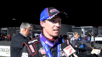 Kody Swanson Reacts After Winning USAC Silver Crown Race At Jennerstown