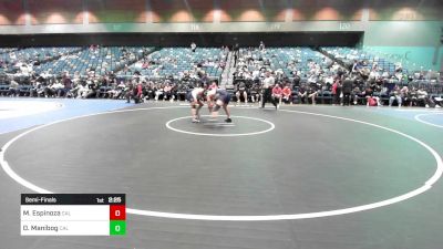 165 lbs Semifinal - Mason Espinoza, Cal Baptist vs Daniel Manibog, Cal Baptist