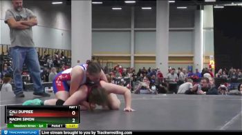 164 lbs 1st Place Match - Naomi Simon, IA vs Cali Dupree, MO