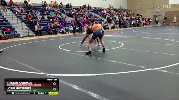 141 lbs Champ. Round 2 - Josue Gutierrez, Clackamas Community College vs Tristan Andrade, Treasure Valley Community College
