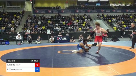 86 kg Semifinal - Trent Hidlay, WOLF/TMWC vs Zahid Valencia, Sunkist Kids Wrestling Club