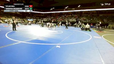 120 Class 3 lbs Cons. Semi - Dylan Hall, St. Pius X (Kansas City) vs Brenton Drummond, DeSoto