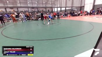 130 lbs Cons. Round 2 - Raeanna Halvorson, CA vs Hailey Miller, WA