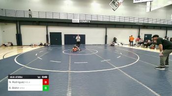 45.6-47.8 lbs Rr Rnd 1 - Nolan Rodriguez, Nolan Rodriguez vs Braden Bishir, Apache Wrestling