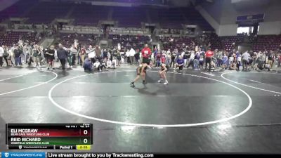 78-82 lbs Round 2 - Eli McGraw, Bear Cave Wrestling Club vs Reid Richard, Widefield Wrestling Club