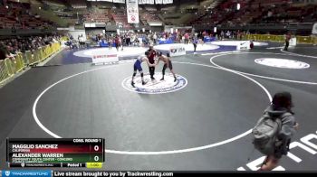 149 lbs Cons. Round 1 - Alexander Warren, Community Youth Center - Concord Campus Wrestling vs Magglio Sanchez, California