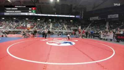 3A-150 lbs Quarterfinal - Kash Lenzen, Douglas vs Bronson Newell, Worland