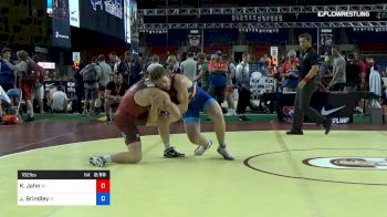 182 lbs Cons 16 #1 - Kalyn Jahn, Wisconsin vs Justin Brindley, Iowa