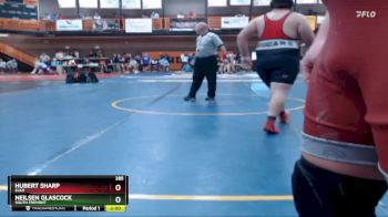 285 lbs Quarterfinal - Hubert Sharp, Elko vs Neilsen Glascock, South Fremont