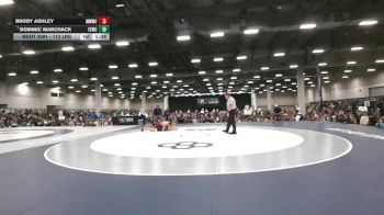 113 lbs Quarters - Dominic Marchack, Eierman Elite Wrestling Club vs Brody Ashley, Michigan West Wrestling Club