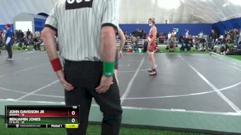 115 lbs Round 9 (10 Team) - Benjamin Jones, CP Elite vs John Davidson JR, Bandits