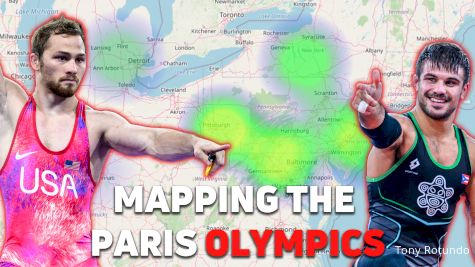 Mapping The 2024 Paris Olympic Men's Freestyle Wrestlers' Hometowns