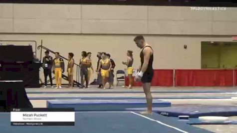 Micah Puckett - Floor, Northern Illinois - 2021 Men's Collegiate GymACT Championships