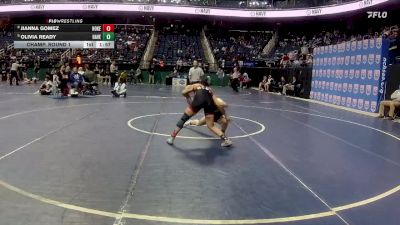 120 lbs Champ. Round 1 - Olivia Ready, Havelock vs Jianna Gomez, Hoke County