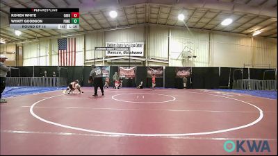 64 lbs Round Of 16 - Kohen White, Cabot Wrestling Club vs Wyatt Goodson, Powerhouse Gold