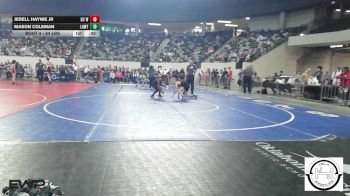 84 lbs Consi Of 8 #2 - Jerell Haynie Jr, D3 Wrestling Cluib vs Mason Coleman, Lawton, MacArthur Ok