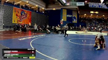 150 lbs Cons. Round 1 - Jayden Sanchez, Don Bosco Prep vs Dominic Manna, McDonogh