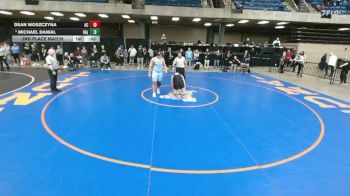 285 lbs 3rd Place Match - Michael Danial, Downers Grove (South) vs Dean Woszczyna, Glenbard North