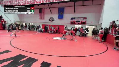 JH 155 lbs Cons. Round 3 - Piper Thomas, DUNCAN JH vs Jade Martinez, DEL CITY JH