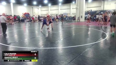 144 lbs Round 3 (10 Team) - Cale Prater, Social Circle vs Famous Nealy, Miramar Wrestling Club
