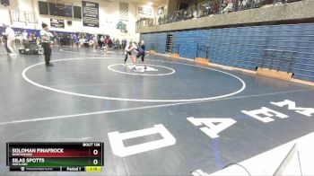 110 lbs Cons. Round 1 - Silas Spotts, Highland vs Soloman Finafrock, Northwood