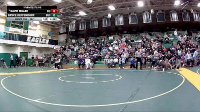 157 lbs Champ. Round 1 - Bryce Deffendorf, North Royalton High School vs Gavin Miller, Ontario High School