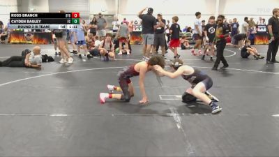 101 lbs Round 3 (6 Team) - Cayden Bagley, Funky Crayons vs Ross Branch, Backyard Brawlers