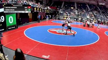 110 lbs Cons. Round 2 - Ruthie Ridings, Rockmart vs Sarai Solis, Gilmer County