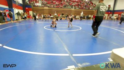 55-58 lbs Rr Rnd 3 - Deryk Justice, Wagoner Takedown Club vs Dominic Maguire, Skiatook Youth Wrestling