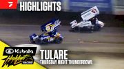 Highlights | 2024 Kubota High Limit Racing at Tulare Thunderbowl Raceway