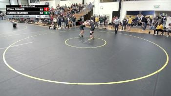 285 lbs Cons. Round 2 - Ethan Skinner, Manchester vs Hunter Crabtree, Manchester