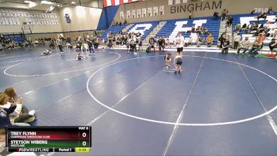 52-56 lbs Round 1 - Trey Flynn, Champions Wrestling Club vs Stetson Wiberg, Westlake