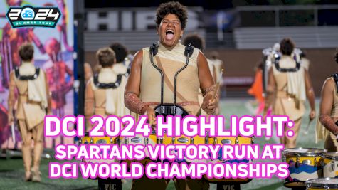 DCI 2024 Highlight: Moments from the Spartans Victory Run at Lucas Oil Stadium