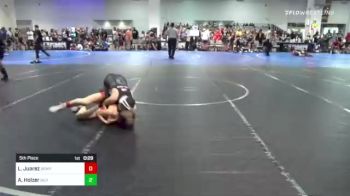 101 lbs 5th Place - Lola Juarez, Semper Fi vs Avery Holzer, Silverback WC