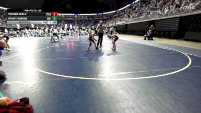 70 lbs Pigtails - Tucker Walk, Tyrone vs Wyatt Reiner, Line Mountain