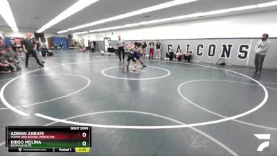 150 lbs Cons. Round 4 - Diego Molina, Eastvale Elite vs Adrian Zarate, Tustin High School Wrestling