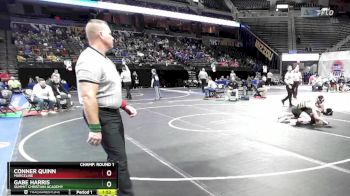 157 Class 1 lbs Champ. Round 1 - Conner Quinn, Marceline vs Gabe Harris, Summit Christian Academy