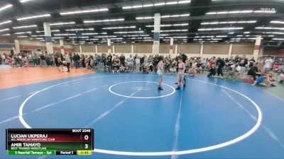 92 lbs Quarterfinal - Amir Tamayo, Best Trained Wrestling vs Lucian Ukperaj, All American Wrestling Club