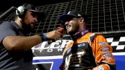 Tyler Courtney Reacts After Kings Speedway High Limit Win
