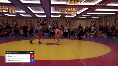 86 kg Quarterfinal - Christopher Foca, SPAR/TMWC vs Cameo Blankenship, Georgia