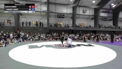 Junior Girls FS - 170 lbs Champ. Round 1 - Evelyn Wirfs, OR vs Lindsey Shipp, WA