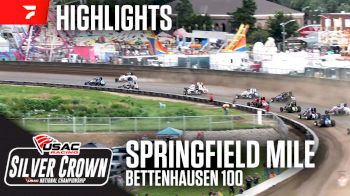 Highlights | 2024 USAC Bettenhausen 100 at Springfield Mile