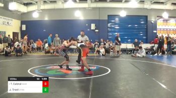 120 lbs Quarterfinal - Tyler Cabral, Miami Elite vs Jaeden Trost, CFWA