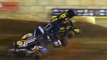 Hard Impact: Brad Sweet Clobbers Zeb Wise At Placerville Speedway