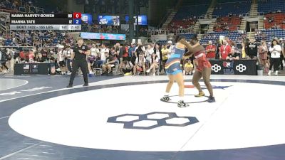 155 lbs Cons. Sub-rd Of 32 - Naima Harvey-Bowen, Maryland vs Rianna Tate, Arizona