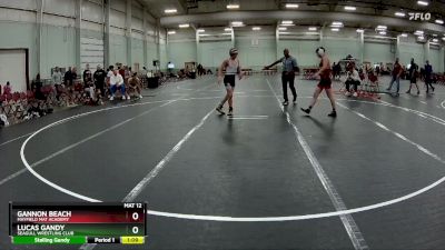 128 lbs Round 5 - Gannon Beach, Mayfield Mat Academy vs Lucas Gandy, Seagull Wrestling Club