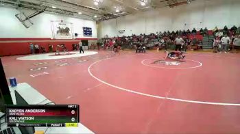135 lbs Semifinal - Kadyen Anderson, Unattached vs Kali Watson, Goldendale